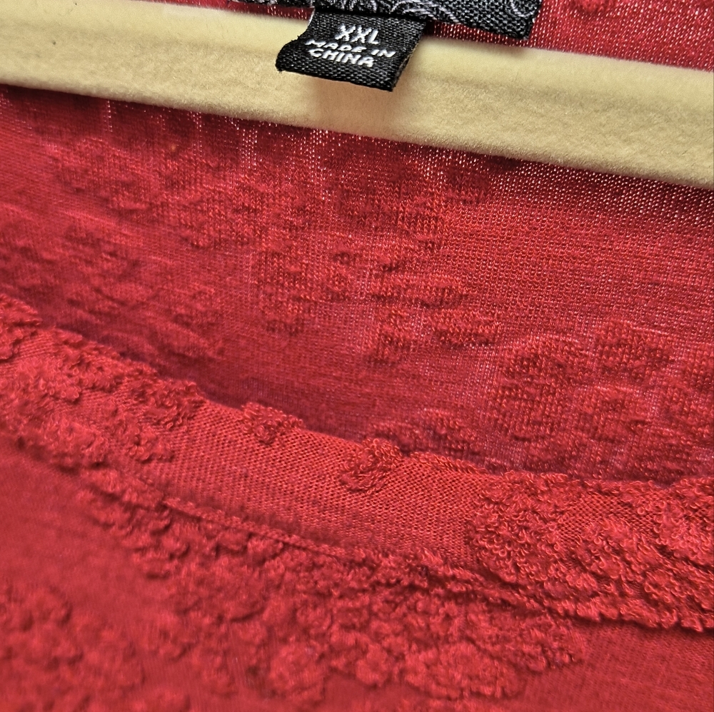 Textured Red Bloise - Picture 3 of 4